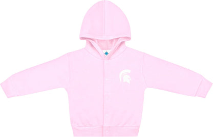 Creative Knitwear College Baby Snap Hooded Jacket - Team Logo, Multiple Colors, for Boys & Girls