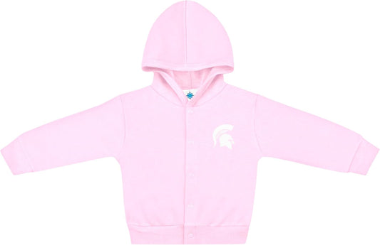 Creative Knitwear College Baby Snap Hooded Jacket - Team Logo, Multiple Colors, for Boys & Girls