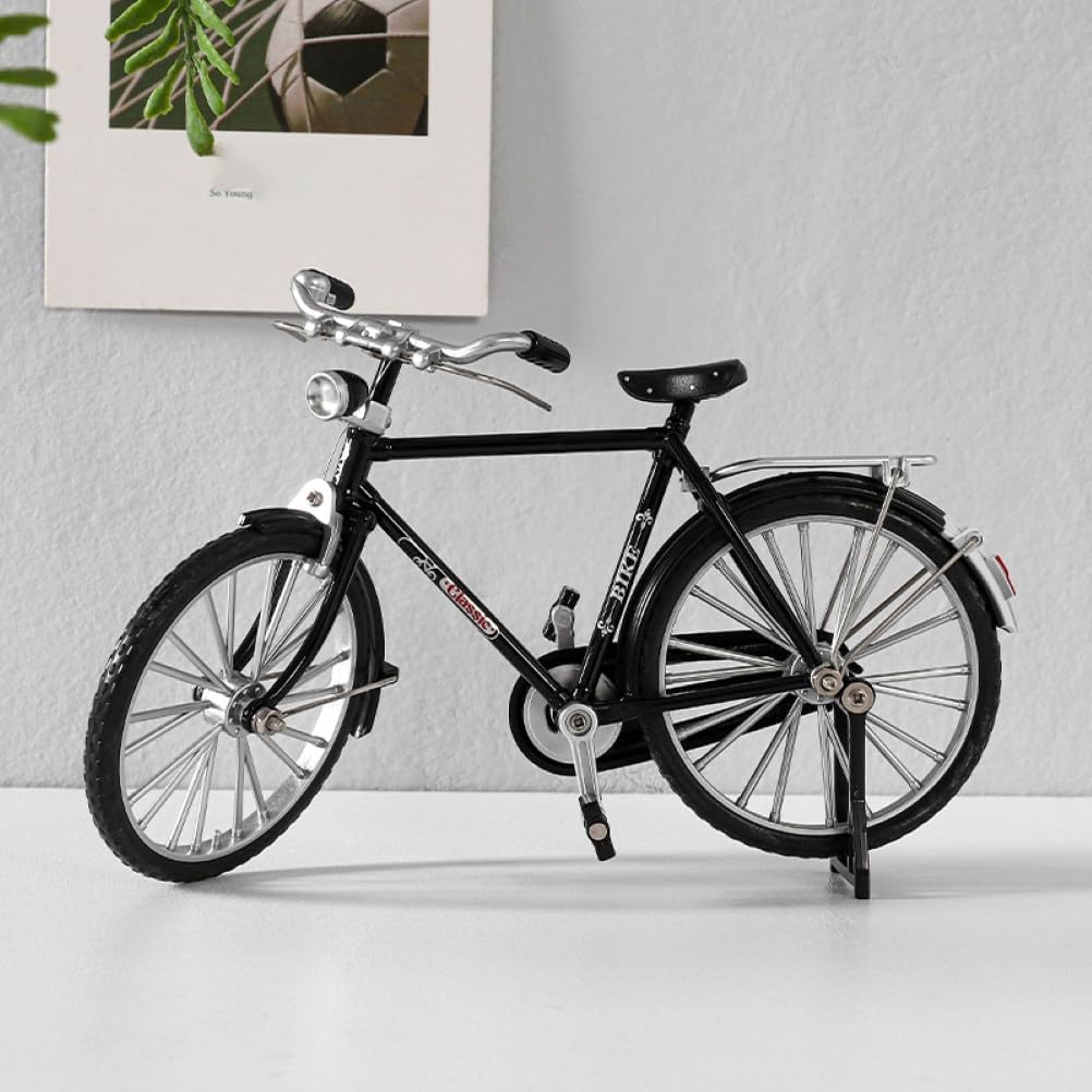 Miniature Alloy Bicycle Collections Bookshelf Decor, Metal Art Home Accessories, Desk Accessories