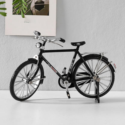 Miniature Alloy Bicycle Collections Bookshelf Decor, Metal Art Home Accessories, Desk Accessories
