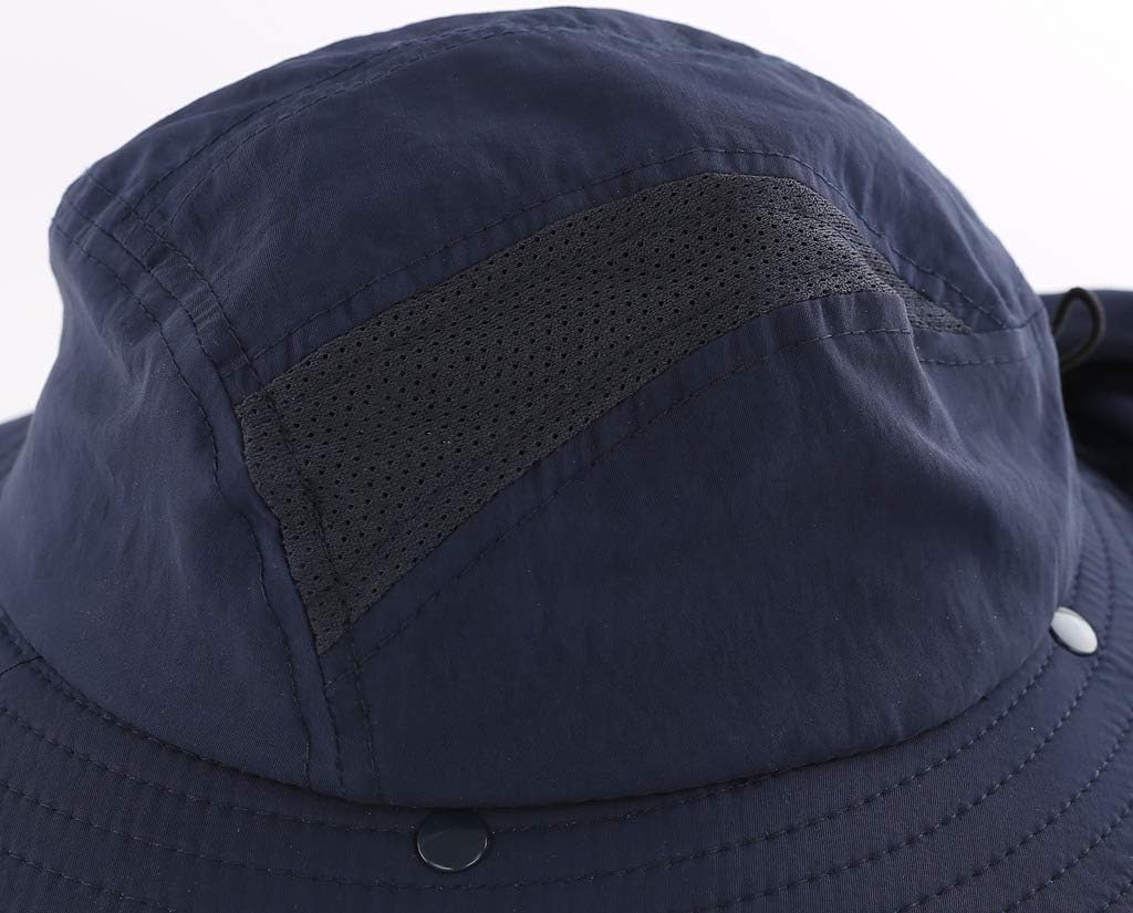 Home Prefer UPF 50+ Boys Sun Hat with Neck Flap Wide Brim Summer Beach Bucket Hat for Boys Girls