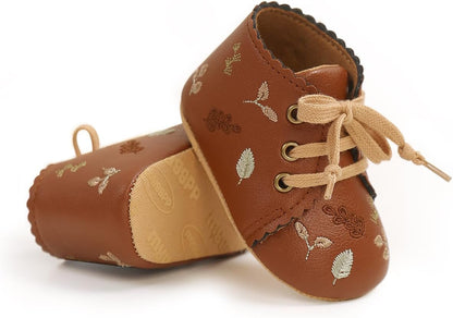 Baby Shoes Mary Jane Flats Non Slip Soft Sole Infant Toddler Sneakers First Walkers Party Christmas