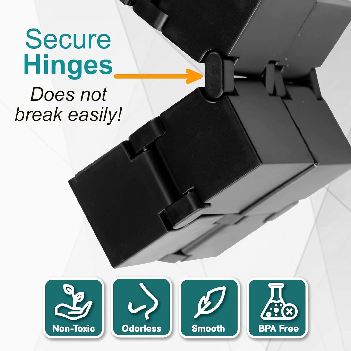 Infinity Cube Sensory Fidget Toy, EDC Fidgeting Game for Kids and Adults, Cool Mini Gadget Best for