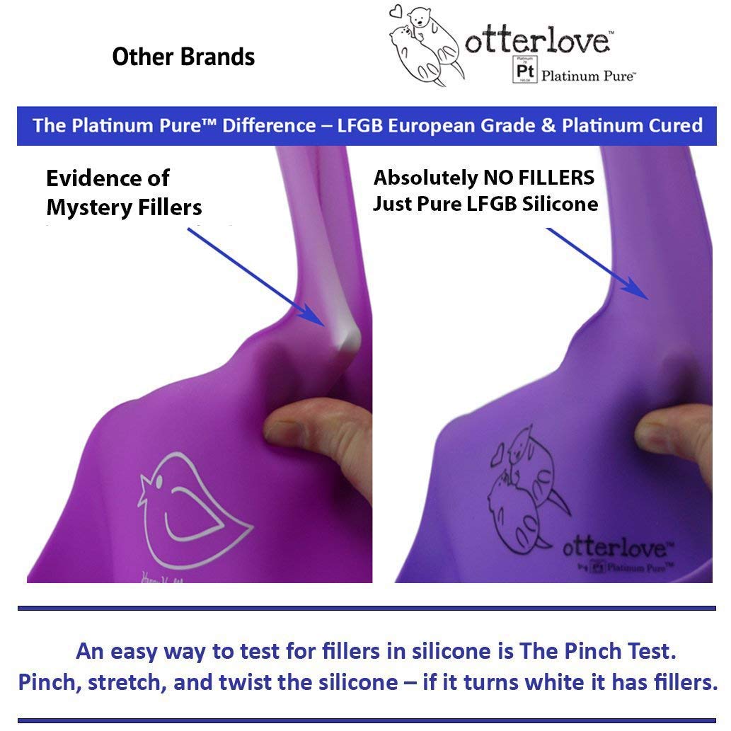 otterlove Silicone Baby & Toddler Training Cup - Pediatric OT Approved - 100% Platinum Pure LFGB