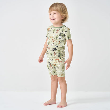 pureborn Baby Viscose From Bamboo Pajamas Set Pjs - Kids Toddler Girl Snug Fit Viscose Sleepwear