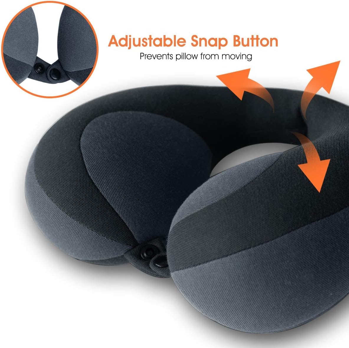 INFANZIA Kids Chin Supporting Travel Neck Pillow, Helps Support Head and Neck, Comfortably Designed
