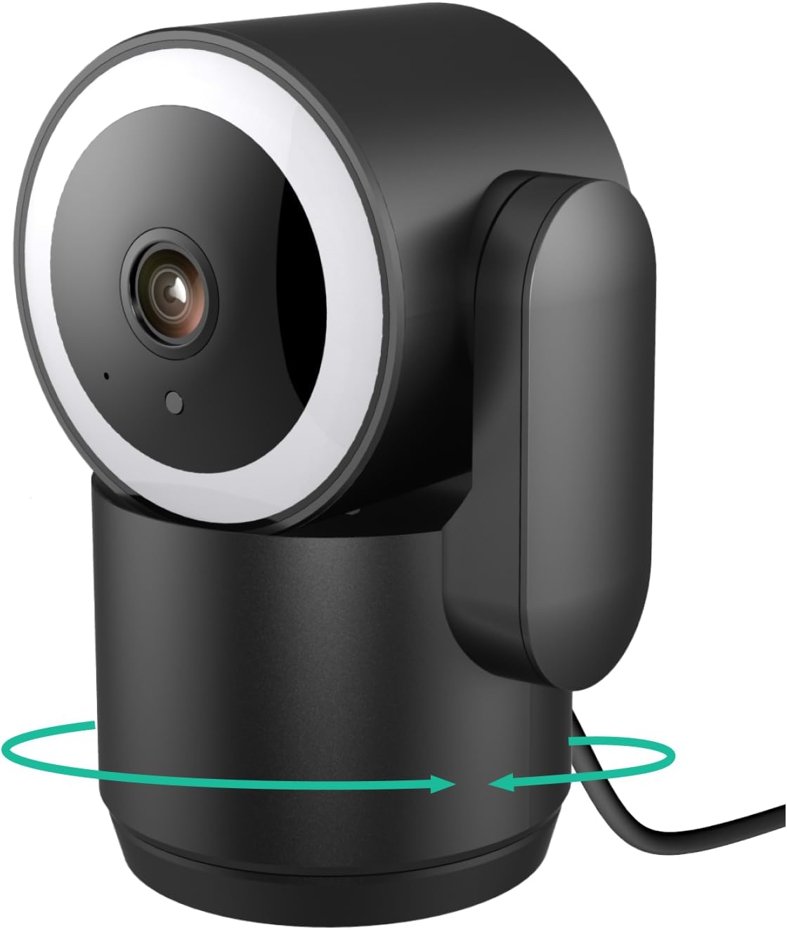 Luna 2K Indoor Cameras for Home Security, 2.4GHz & 5GHz WiFi, 360-Degree Pan-Tilt, Built-in