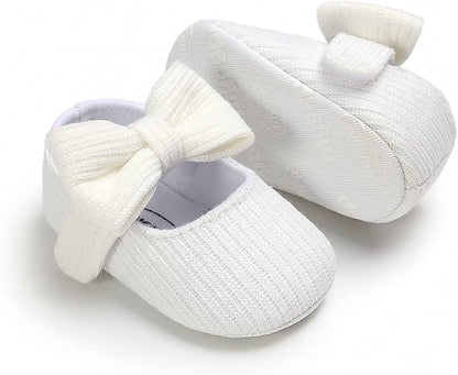 Baby Shoes Mary Jane Flats Non Slip Soft Sole Infant Toddler Sneakers First Walkers Party Christmas