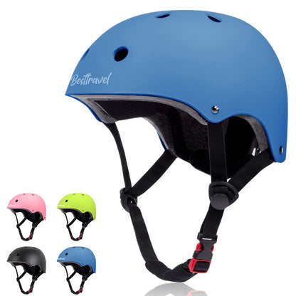 Besttravel Kids Bike Helmet, Toddler Adjustable Toddler Bike Helmet Ages 3-8 Years Old Boys Girls
