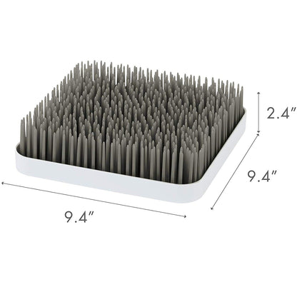 Boon Grass Plastic Drying Rack - Modern Countertop Baby Bottle Organizer - 9.75 x 9.88 x 3.0 inches