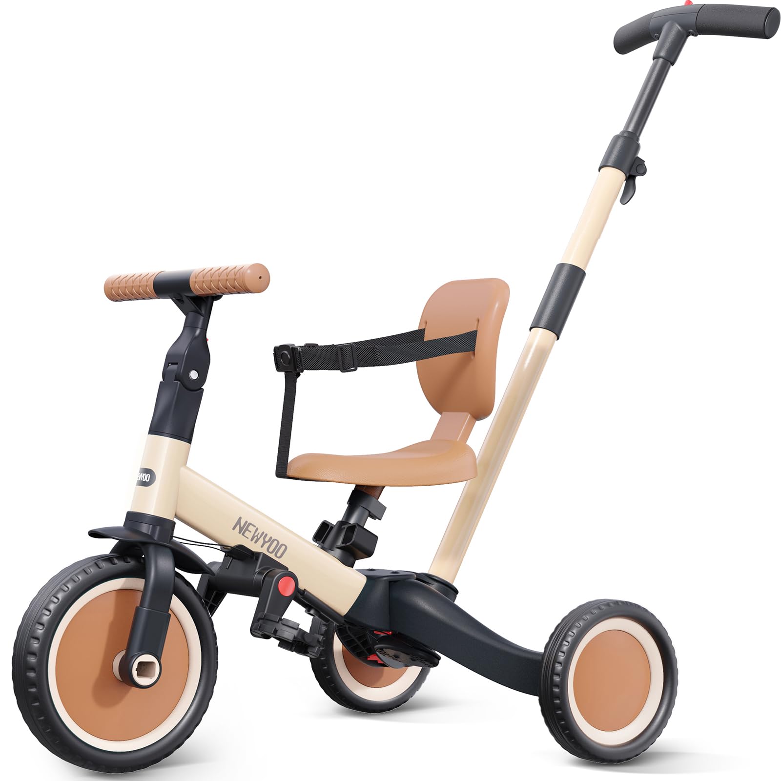 newyoo TR007 5-in-1 Tricycle for Toddlers 1-3, Toddler Bike, Birthday Gift