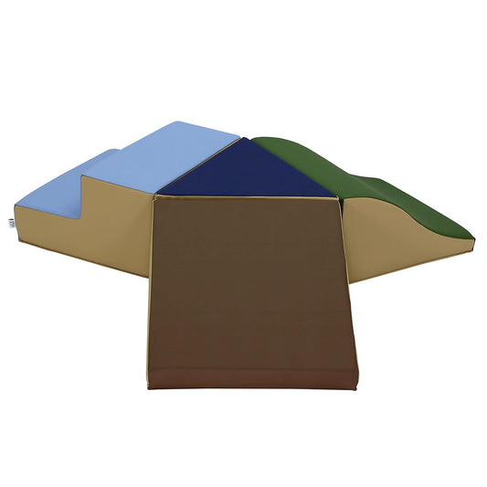 Factory Direct Partners 13799-ET SoftScape Toddler Playtime Junction 360 Climber, Indoor Active