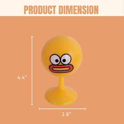 Desktop Punching Bag - 4.41 x 2.76 Inches, Light-Up Stress Relief Toy with Suction Cup Base