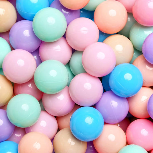 GOGOSO Ball Pits Balls for Toddlers Pack of 50 100 200 Plastics Shape Ball Non-Phthalate Non-BPA