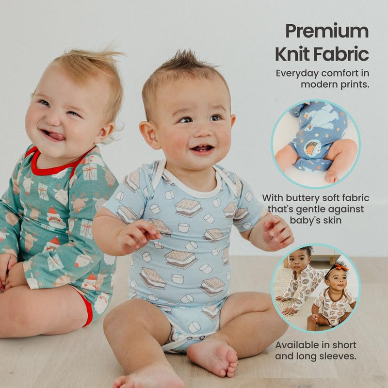 Copper Pearl Long Sleeve Bodysuit Baby: Ultra Soft Baby for Newborns, Boys, and Girls - Stylish