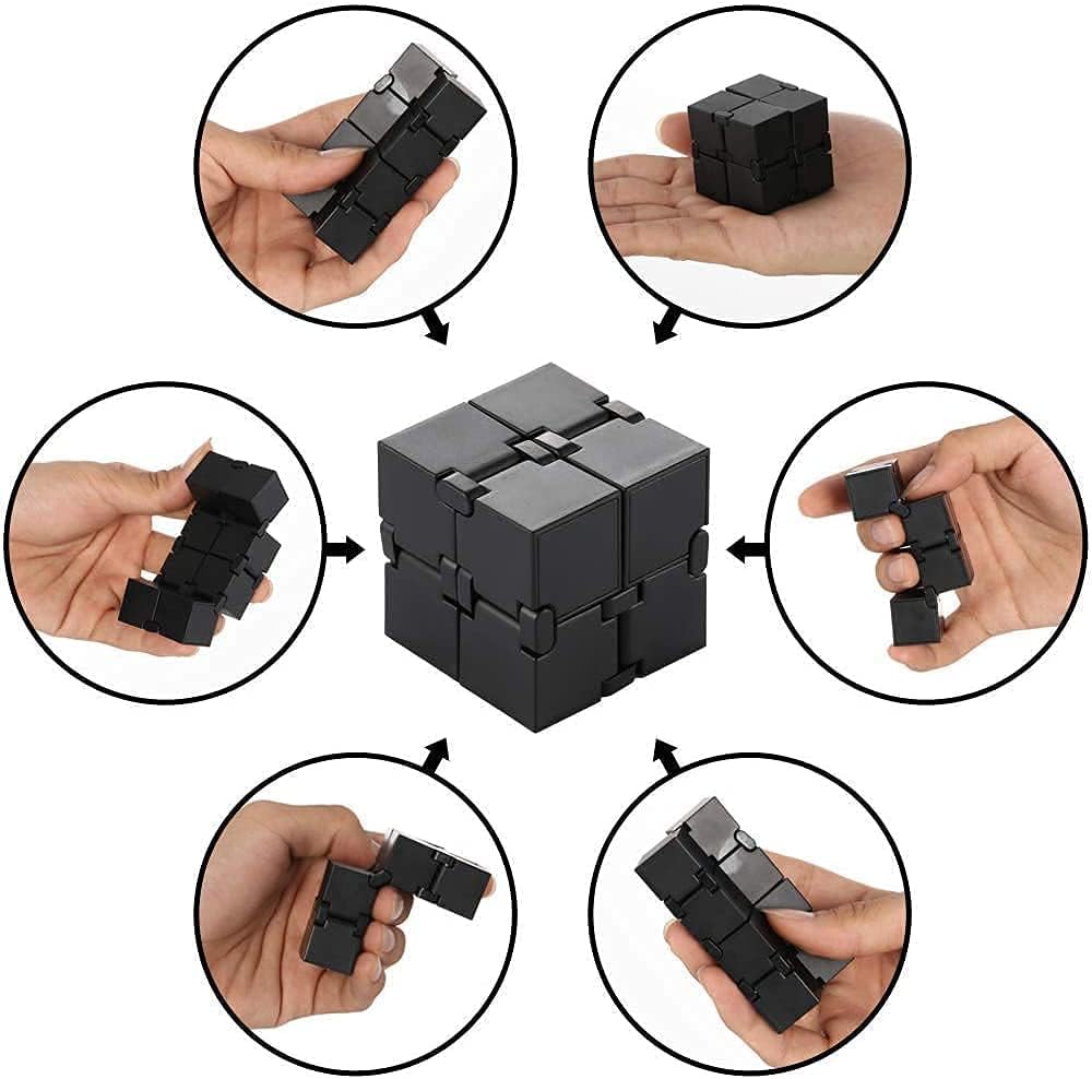 Infinity Cube Sensory Fidget Toy, EDC Fidgeting Game for Kids and Adults, Cool Mini Gadget Best for