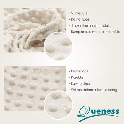 Baby Changing Pad Cover, Super Soft Plush Dot Diaper Changing Table Covers for Baby Girls and Boys