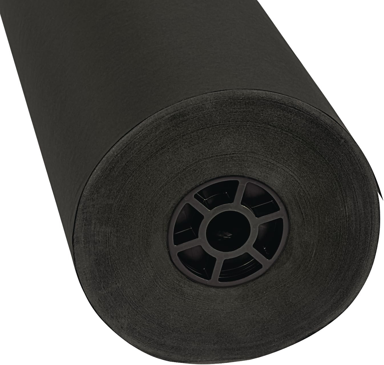 Colorations Dual Surface Paper Roll Classroom Supplies for Arts and Crafts Black (36" x 1000')