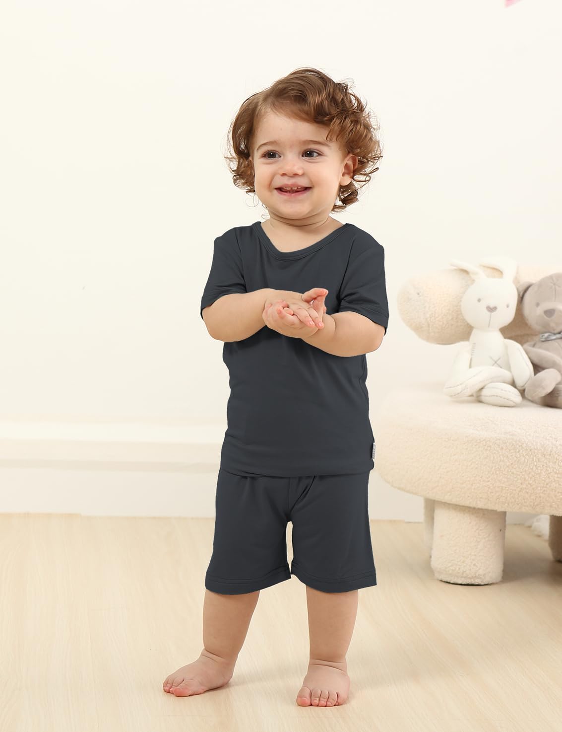 Jimonda Baby Boys Girls Pajama Sets Toddler Sleepwear Cool Jammies 2pcs Viscose from Bamboo PJs