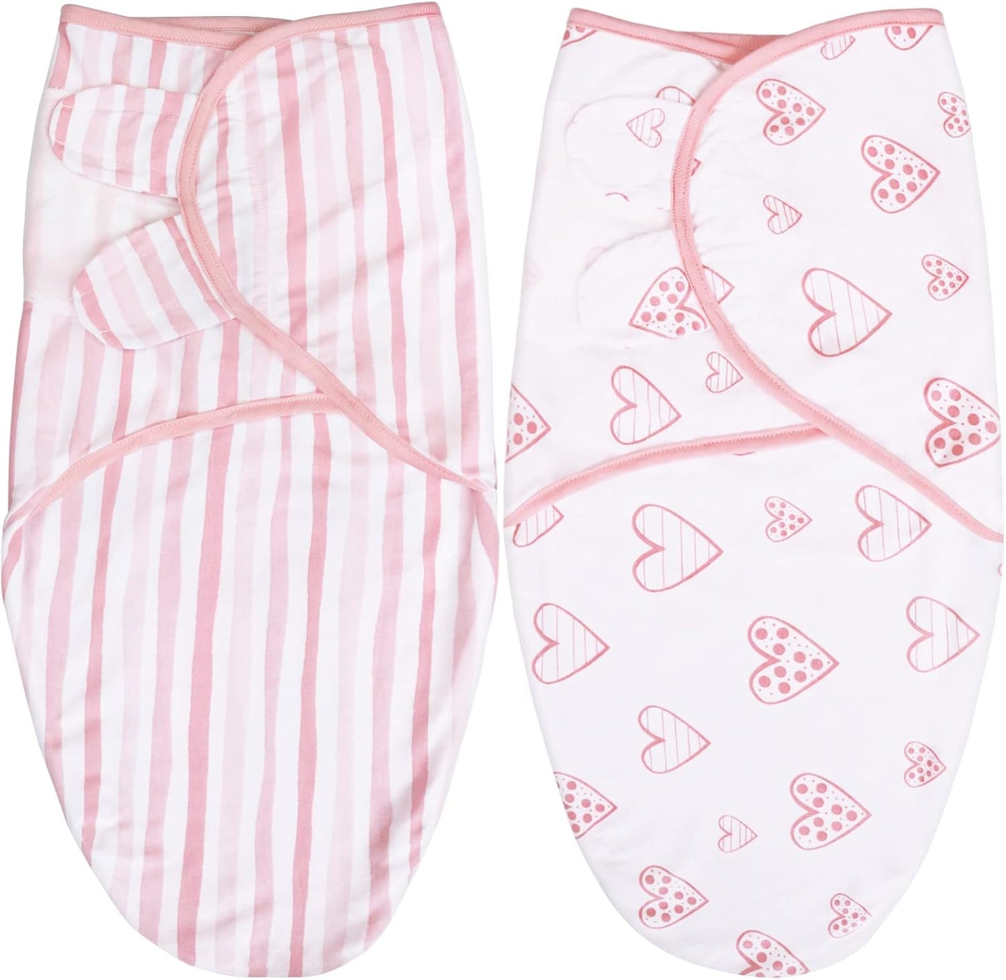 Biloban Baby Swaddles 0-3 Months for Girls - Cotton Swaddle Blanket, Newborn Essentials, Lovely