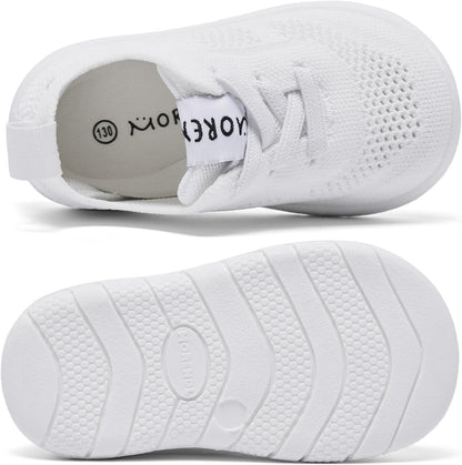 MORENDL Toddler Shoes Baby Walking Sock Shoes Infant Sneakers 0-4 Years Boy Girl Barefoot Tennis