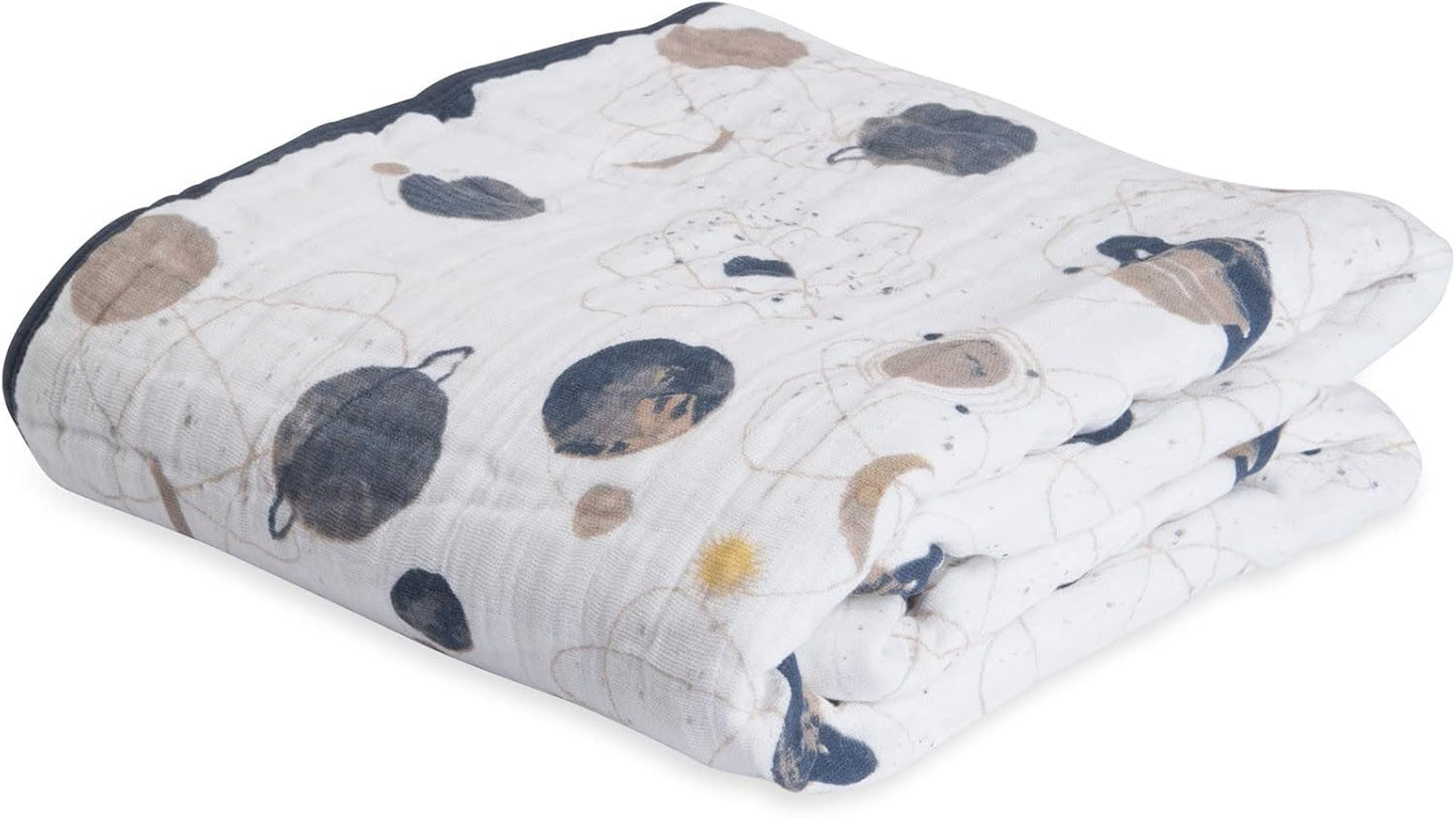Little Unicorn Original Premium Cotton Quilt | Multi-Layered & Extra-Soft Muslin Fabric |for Babies