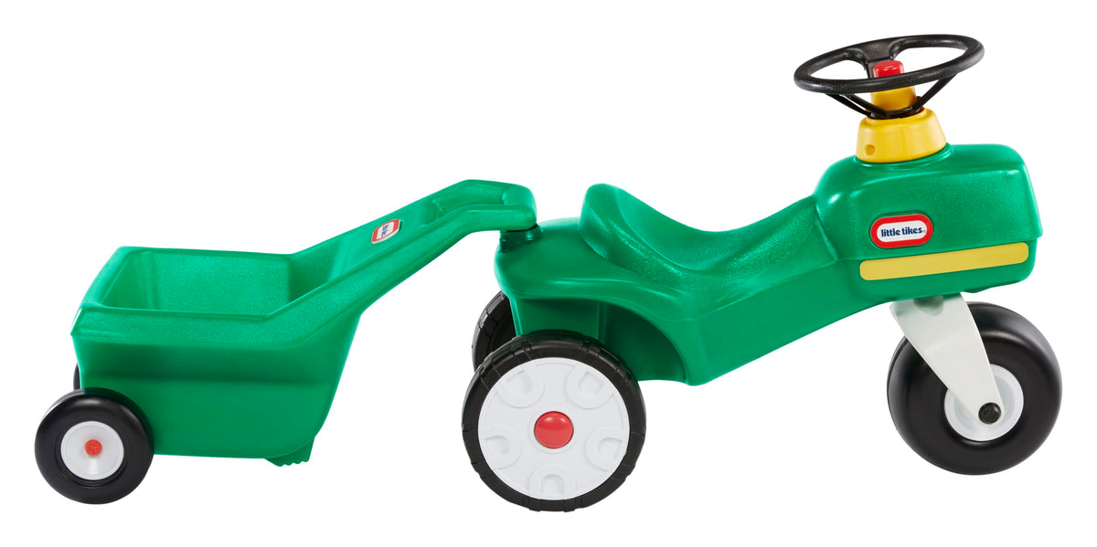 Little Tikes Tractor & Cart, Foot-to-Floor Ride-On, for Boys and Girls Ages 1-5 Years
