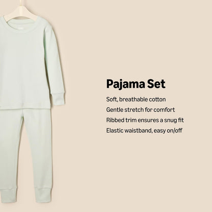 Amazon Essentials x Sofia Grainge Unisex Babies, Toddlers and Kids' Snug-Fit Cotton Pajamas, Pack