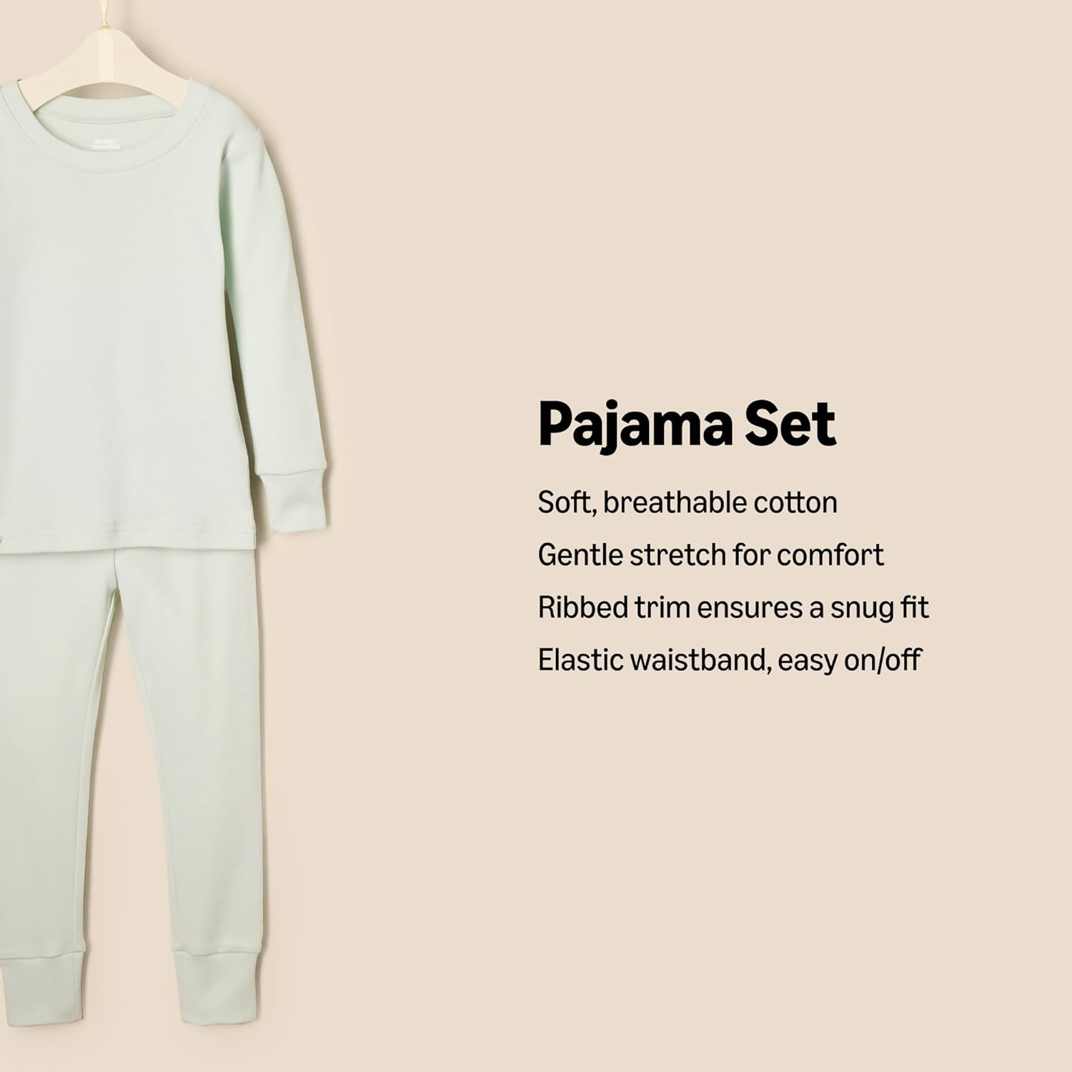 Amazon Essentials x Sofia Grainge Unisex Babies, Toddlers and Kids' Snug-Fit Cotton Pajamas, Pack