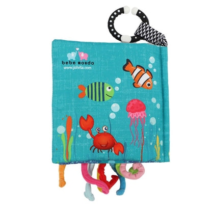Cloth Crinkle Books for Babies Toddler – Touch and Feel Soft Baby Books, Interactive Early Learning