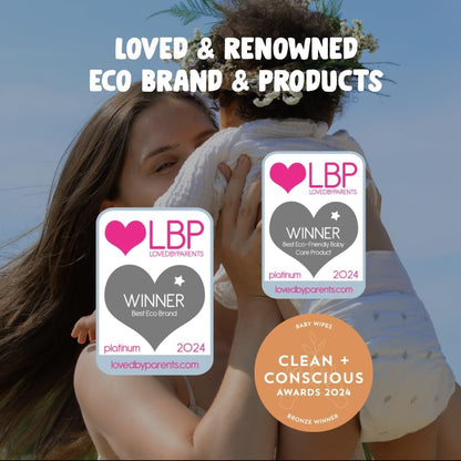 Eco by Naty Baby Wipes Unscented - 100% Compostable and Plant-Based Wipes, Good for Babies and