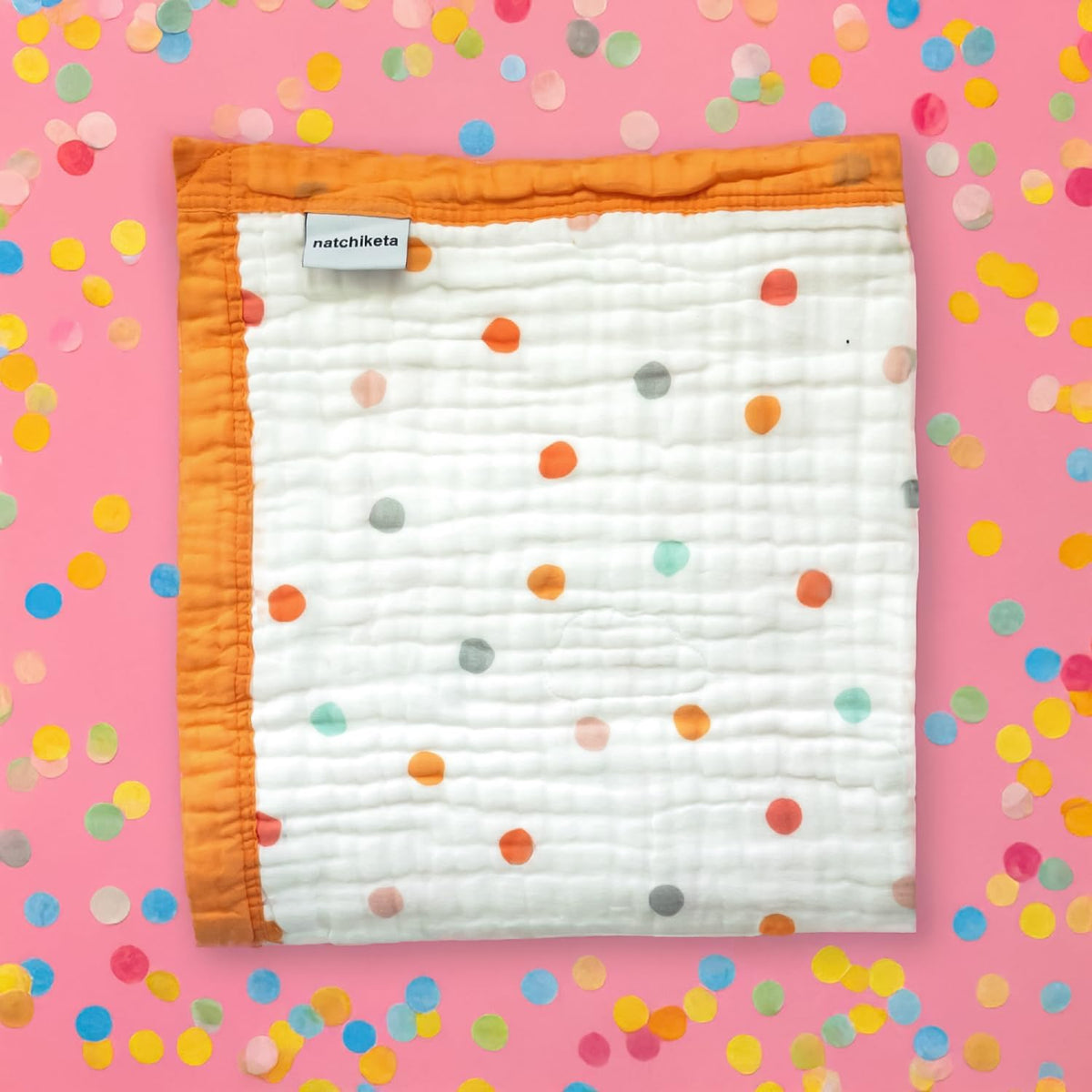 Organic Cotton Muslin Baby Blanket for Boys and Girls - Luxurious Soft Toddler Quilt for Swaddling