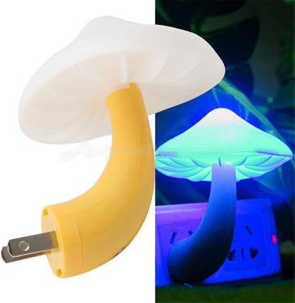 2Pack Sensor LED Night Light Plug in Lamp Mushroom Nightlight Cute Night Lights for Adults Kids