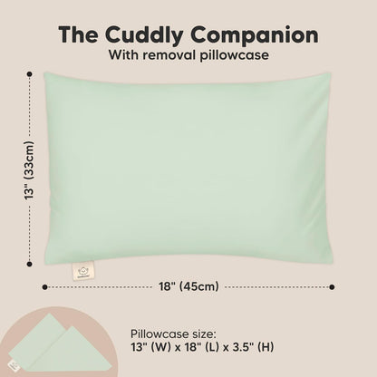 Toddler Pillow with Pillowcase - 13x18 My Little Cuddly Pillow, Viscose Derived From Bamboo Nursery