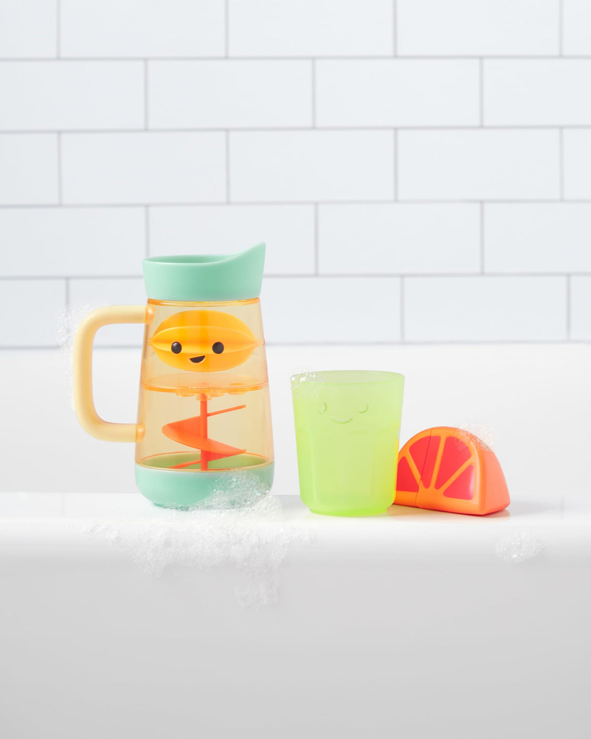 Skip Hop Baby Bath Toy Tub-to-Table Café Swirl & Splash Lemonade Set Bathtub Sensory Development