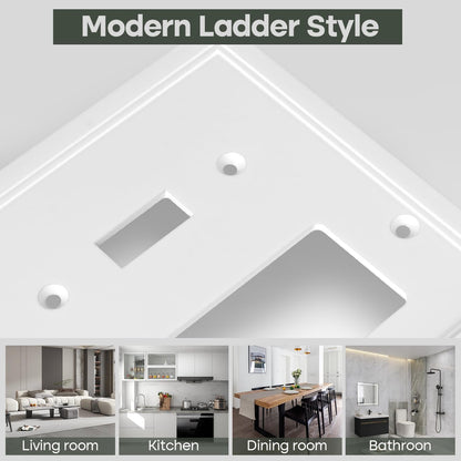Toggle/Decorator Combo Light Switch Cover Plate White Classic Decorative Switch Plates Cover 2 Gang