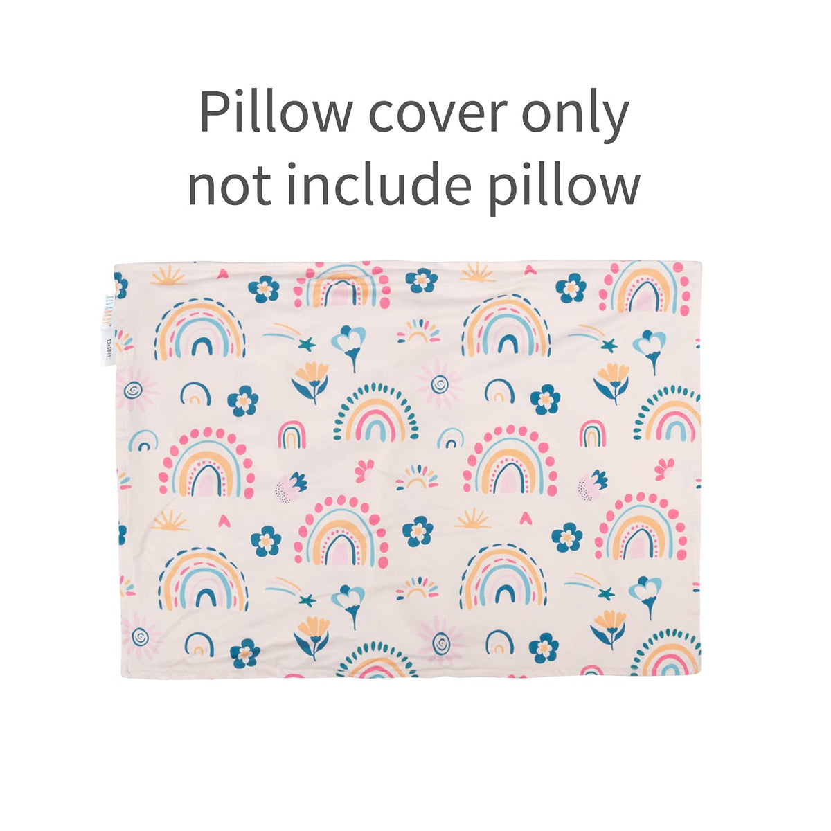 ALVABABY Toddler Pillowcases Stretchy Soft Kids Pillow Cover 2 Pack Fit 13"x 18" or 12"x18"