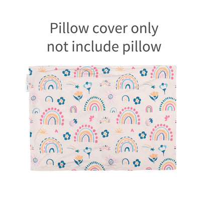 ALVABABY Toddler Pillowcases Stretchy Soft Kids Pillow Cover 2 Pack Fit 13"x 18" or 12"x18"