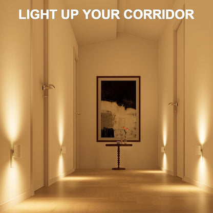NIORSUN Night Lights Plug Into Wall,Plug in Night Light with 3 Light Modes,Ultra-Slim Design,Dusk
