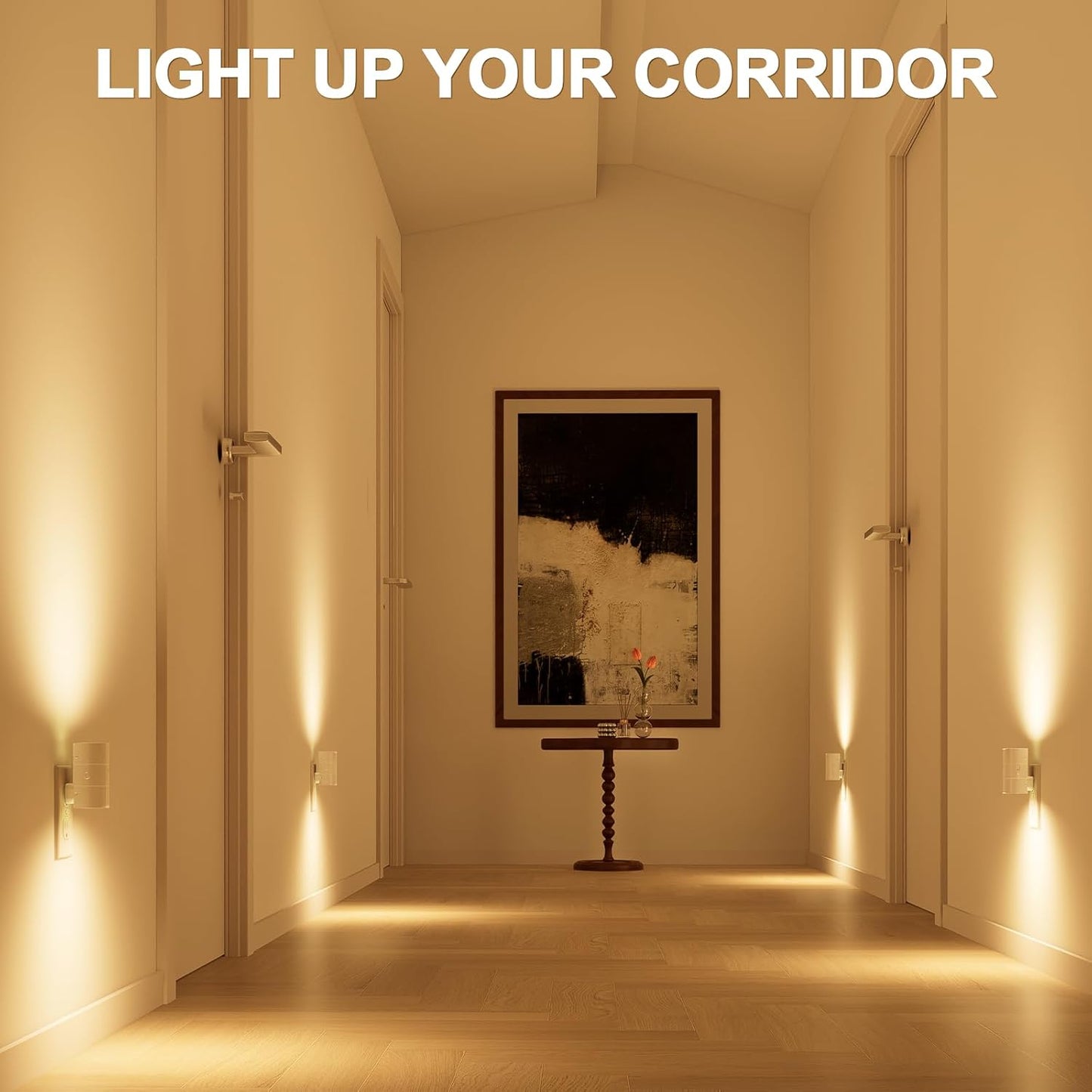 NIORSUN Dusk to Dawn Night Light Plug in,Bright Night Lights Plug Into Wall with 3 Light