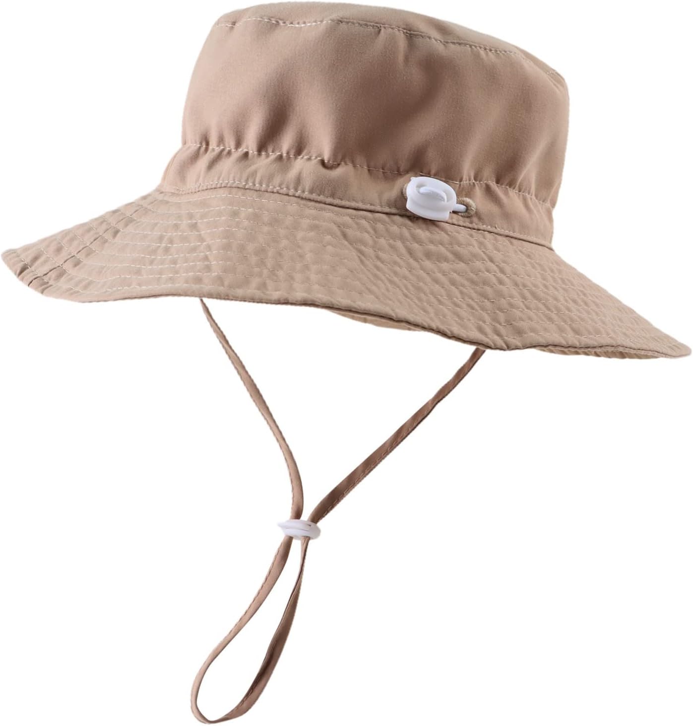 Peecabe Summer Baby Sun Hat for Boys Girls UPF 50+ Wide Brim Toddle Bucket Hat Adjustable Baby