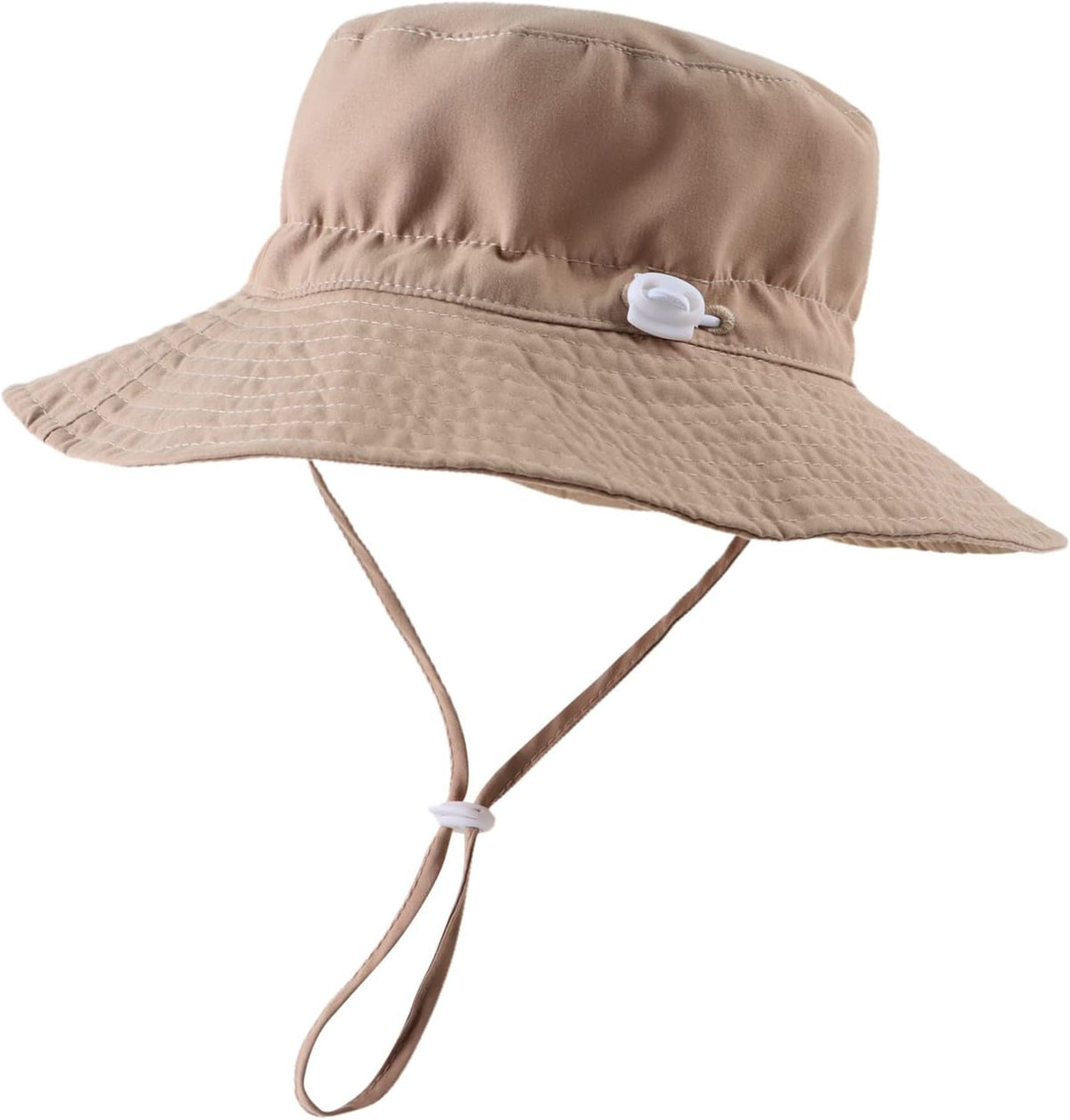 Peecabe Summer Baby Sun Hat for Boys Girls UPF 50+ Wide Brim Toddle Bucket Hat Adjustable Baby