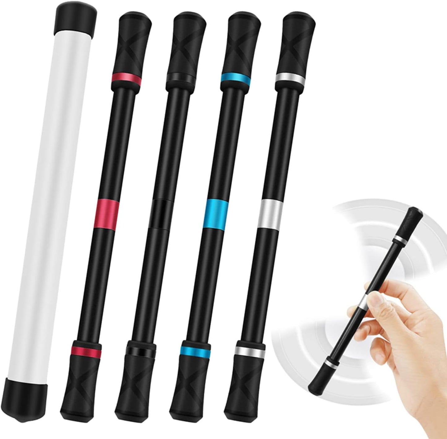 4 Pieces Pen Spinning Spinner Pen Gaming Pen Spinning Mod Gaming Spinning Pens Flying Spinning Pen