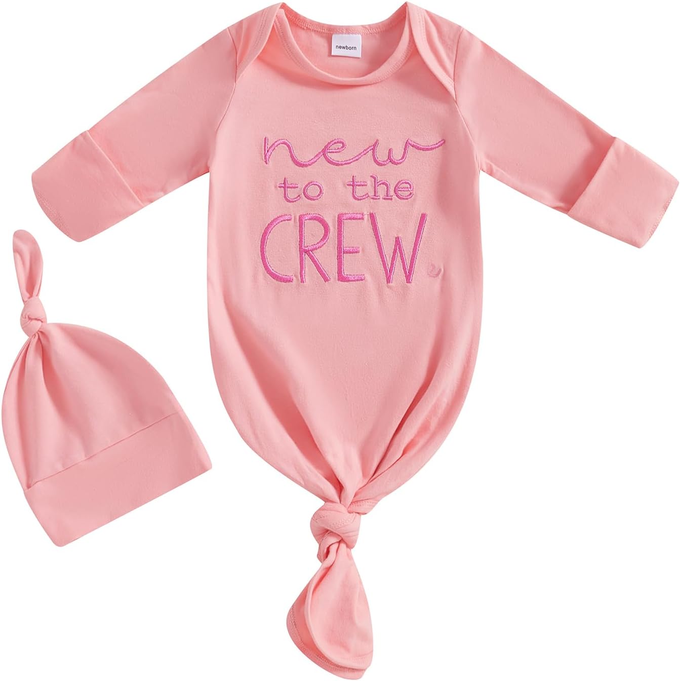 Newborn Boy Girl Coming Home Outfit Baby Infant Sleeper Gown Nightgown Outfits Cute Fall Winter