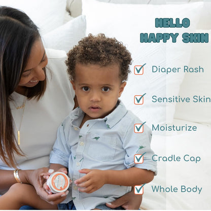 Lane & Co Everything Balm - Plant-Based Baby Care Balm for Diaper Rash, Cradle Cap, Chapped Lips