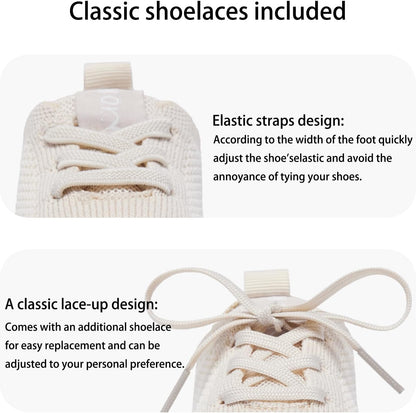 MORENDL Toddler Shoes Baby Walking Sock Shoes Infant Sneakers 0-4 Years Boy Girl Barefoot Tennis