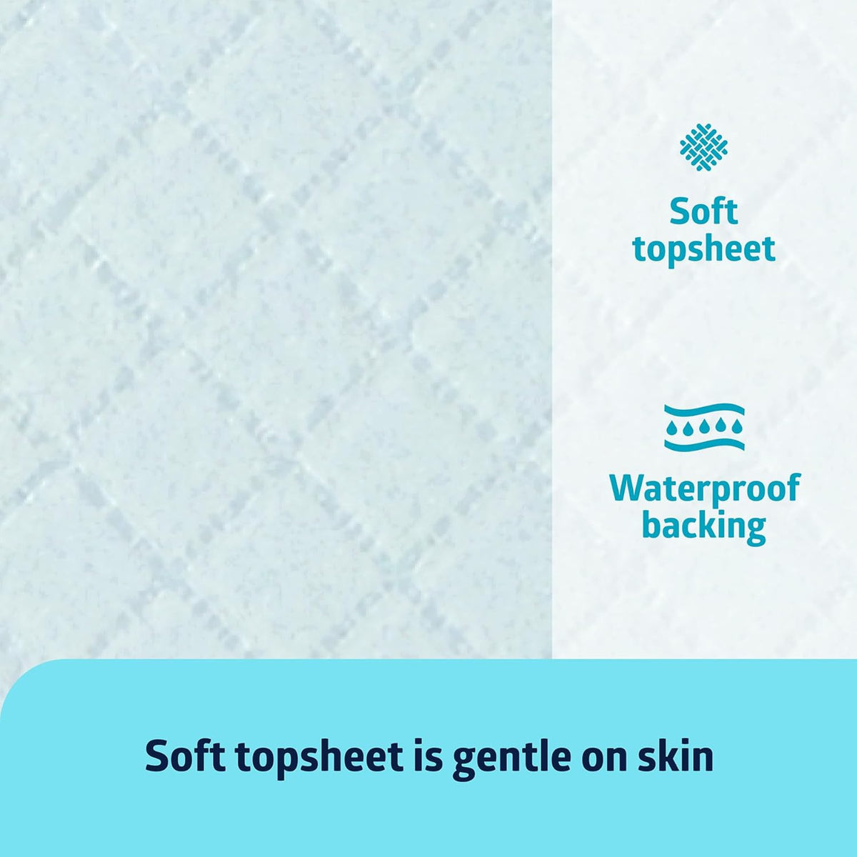 Medline Chucks Pads, Disposable Changing Pads for Baby, 17x24, 100 Count, Chucks Pads, Pee Pads