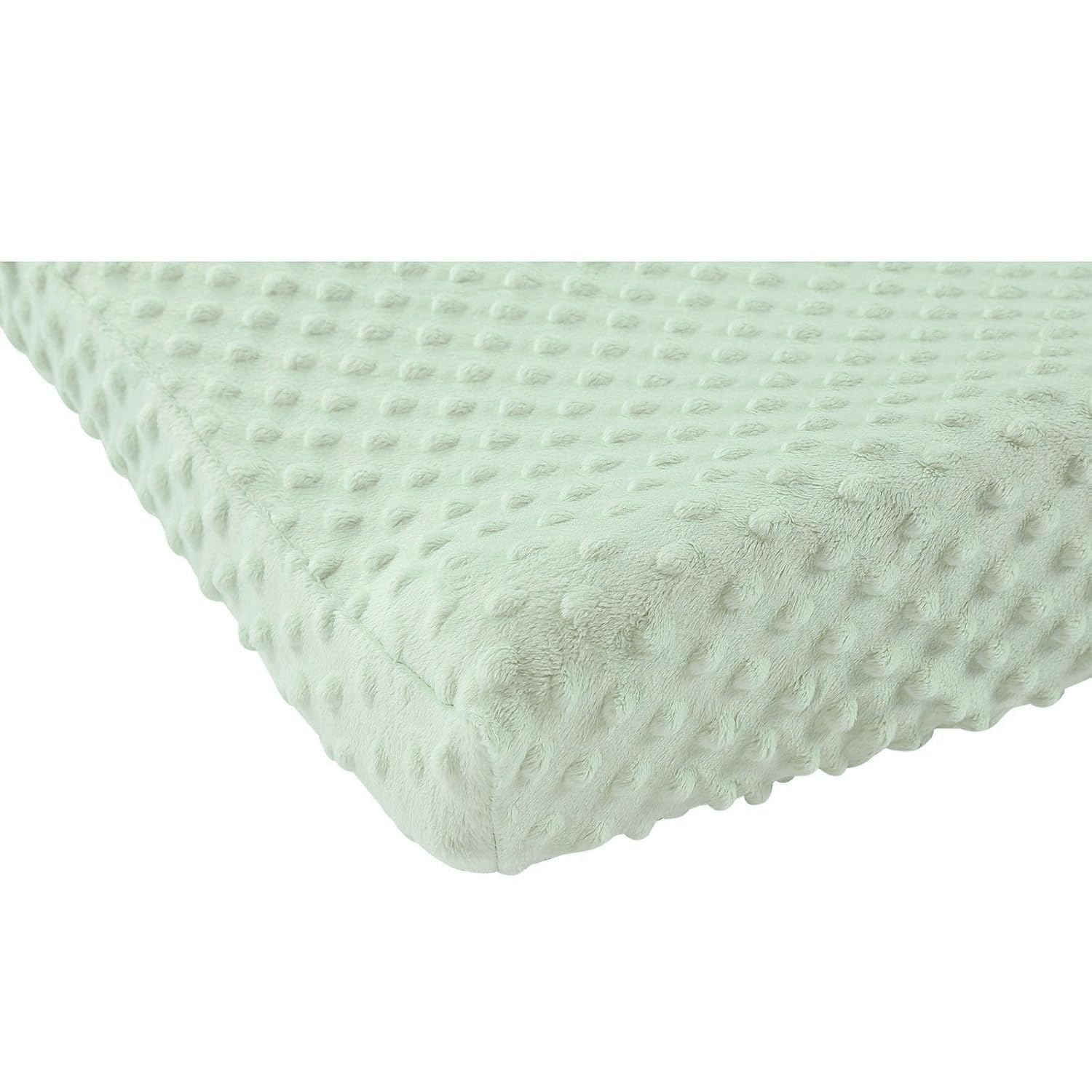 Baby Changing Pad Cover, Super Soft Plush Dot Diaper Changing Table Covers for Baby Girls and Boys