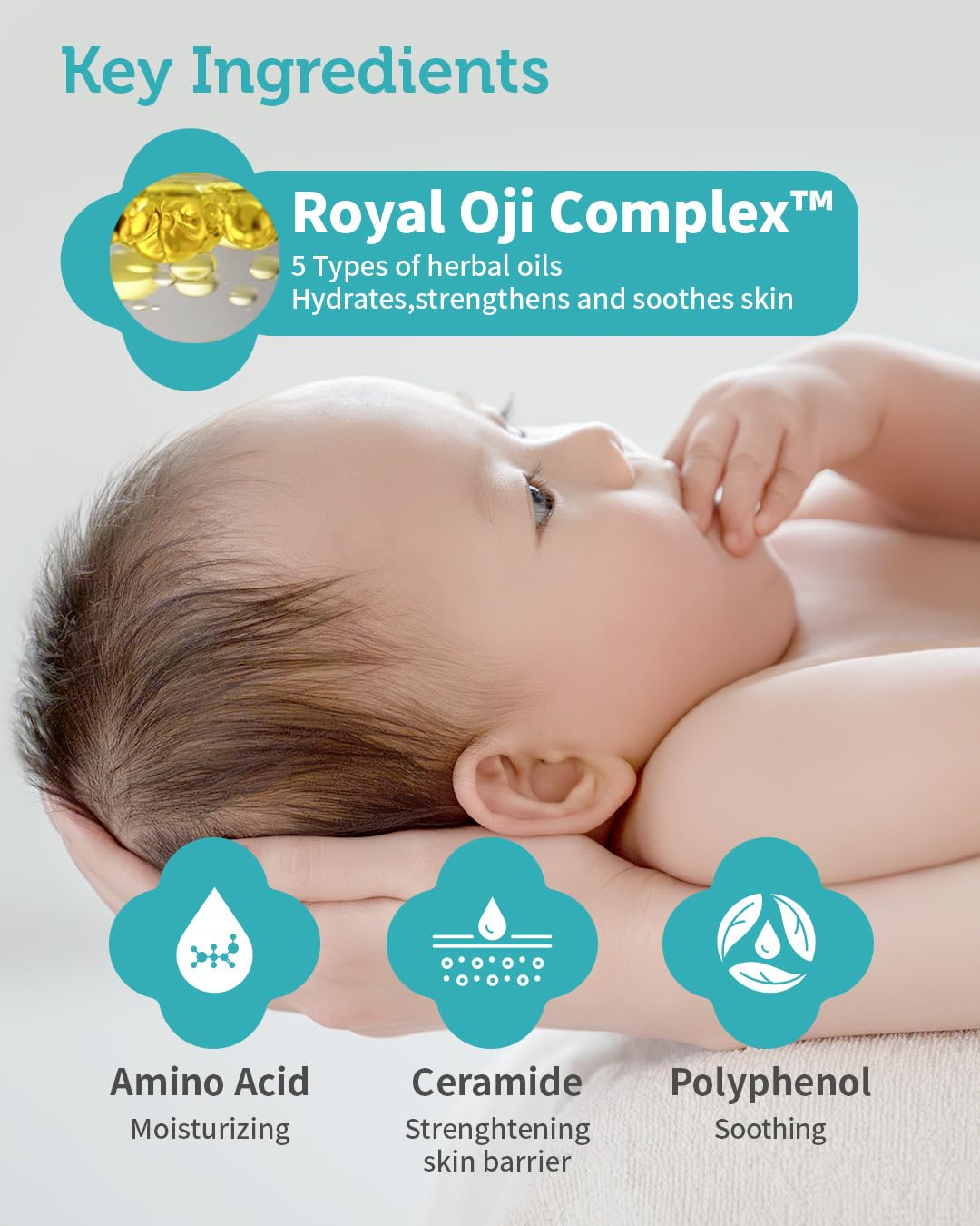 Pri-mmune Shampoo Bath & Moisture Lotion - Korean Baby Cleanser and Body Lotion - Hypoallergenic