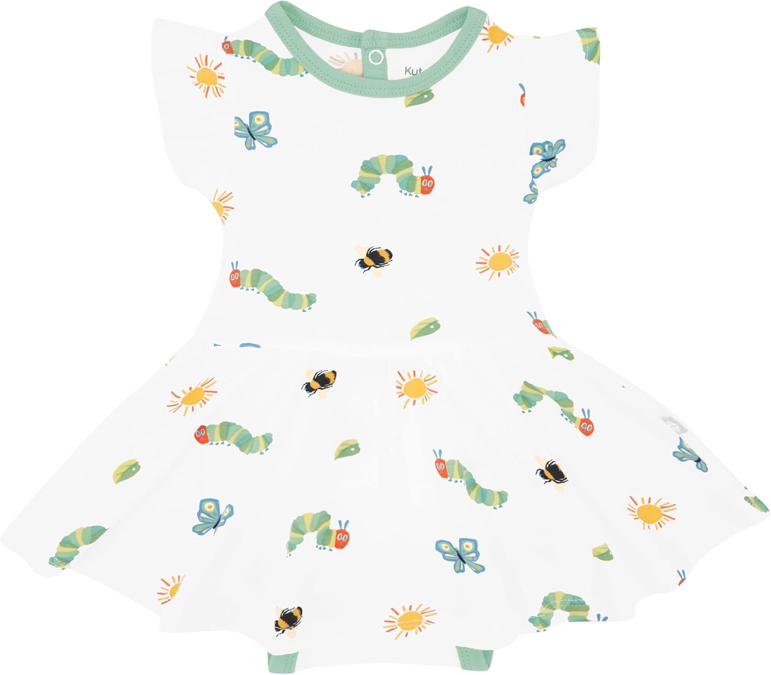 KYTE BABY Rayon Made from Bamboo Twirl Bodysuit Dress